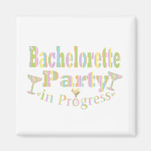 Bachelorette party kylskåpsnagnet