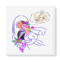 Bachelorette party magneter