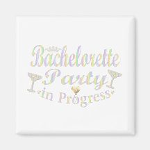 Bachelorette party magnet för kylskåp