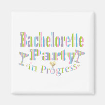 Bachelorette party magneter för kylskåp