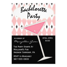 Bachelorette partyinbjudan