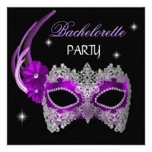 Bachelorette partylilor maskerar svart personliga tillkännagivande
