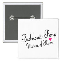 Bachelorette partymaid of honor knapp med nål