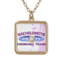 bachelorette som dricker brud- bröllop för lagpart anpassningsbar halsband