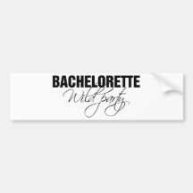 Bachelorette vildparty bildekaler