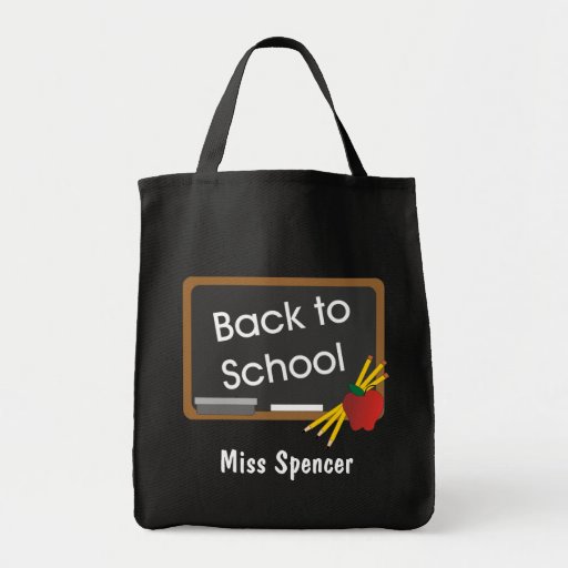 Back to schooltotot hänger lös tote bags