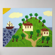 Backbris (sjösidadrömmen) -14x11 posters
