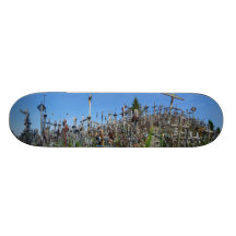 Backen av kor av nordliga Litauen Anpassad Skate Board