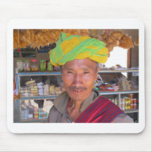 Backestamman nära Kalaw, Myanmar Musmattor