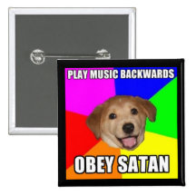 Backmasking knäppas knappar med nål