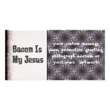 Bacon är min Jesus Fotokort
