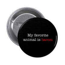 Baconfavoritdjur Knapp Med Nål