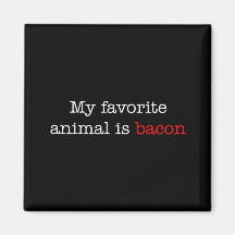 Baconfavoritdjur Magnet För Kylskåp