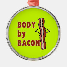 BACONhumorn förkroppsligar vid bacon Julgranskula