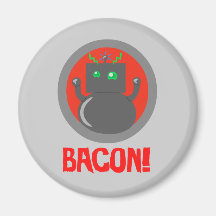 Baconrobot Kylskåps Magneter