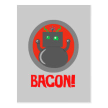 Baconrobot Vykort