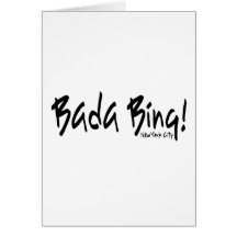 Bada Bing NYC Hälsningskort