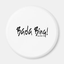 Bada Bing NYC Kylskåpsnagnet