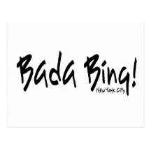 Bada Bing NYC Vykort