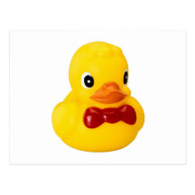 Badeente Quietschente rubber duck Postkarte