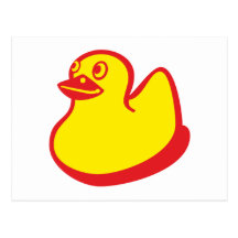 Badeente Quietschente rubber duck Postkarten