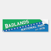 Badlandsnationalpark Bildekaler
