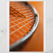 Badmintonracket Flygblad Designs