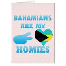 Bahamän är min Homies Kort