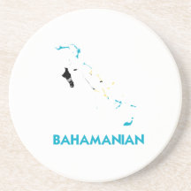 BAHAMANIAN-KARTA DRYCK UNDERLÄGG