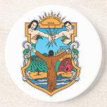 Baja California Mexico flagga Glasunderlägg