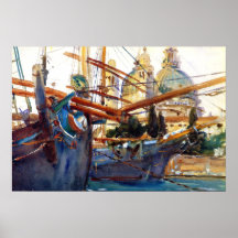 Bak honnören vid den John sångaren Sargent Print