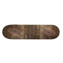 Bakgrund för Look för gullig mörkbrunt lantlig Kno Anpassad Skate Board