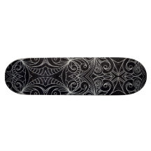 Bakgrund för Skateboardblommigtabstrakt