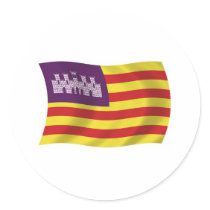 Balearic Island sjunker klistermärken