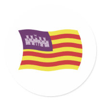 Balearic Island sjunker klistermärken