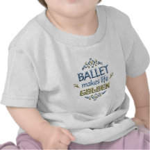 BALETT är guld- Tee Shirts