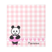 Balettdansör för personligKawaii Panda Scratch Pad