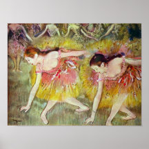 Balettdansörer av Edgar Degas Affischer
