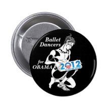 Balettdansörer för Obama 2012 Nål