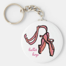 Baletttofflorkeychain Nyckelringar