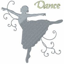 Ballerina - dans broderade tröjor