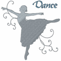 Ballerina - dans broderade tröjor