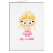 Ballerina Hälsnings Kort