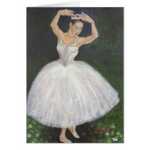 Ballerina Hälsnings Kort