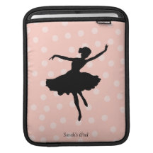 Ballerinaen och rosan pricker ipad sleeve
