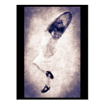 "Ballerinaflicka" vykort