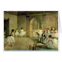 Ballerinas av Edgar Degas Hälsningskort