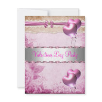 Ballonger för silver för valentines dayparty rosa 