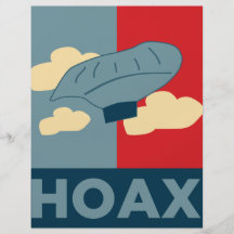BallongpojkeHoax (den Obama parodin) Flygblad Designs
