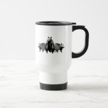Bältdjur Kaffe Koppar